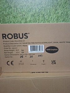 40x ROBUS ULTIMUM 5W 3000K Wit - IP65