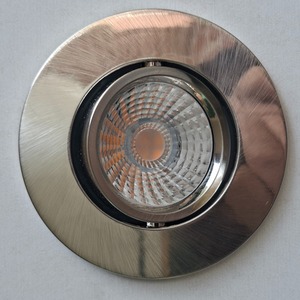 Robus Draco 6W Dim To Warm van 3000 tot 2000 Kelvin inbouw plafond-Geborsteld Aluminium Look